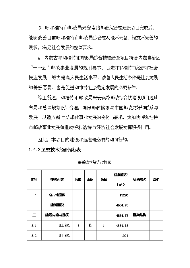 （終稿）興安南路郵政綜合樓新增項目可行性投資論證建議書.doc（最終版）