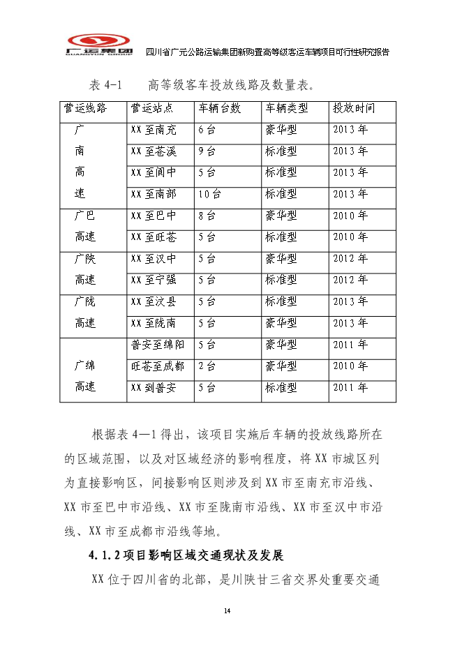 （終稿）公路運輸集團新購置高等級客運車輛新增項目可行性投資論證建議書.doc（最終版）第14頁
