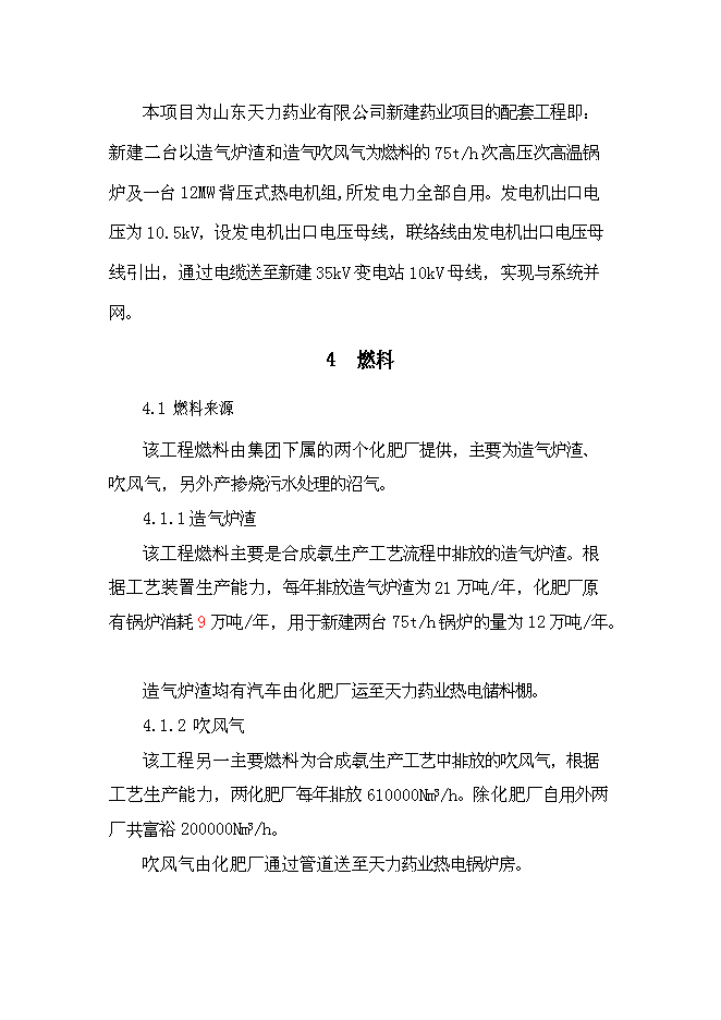 （終稿）余熱利用熱電聯產工程新增項目可行性投資論證建議書.doc（最終版）第10頁