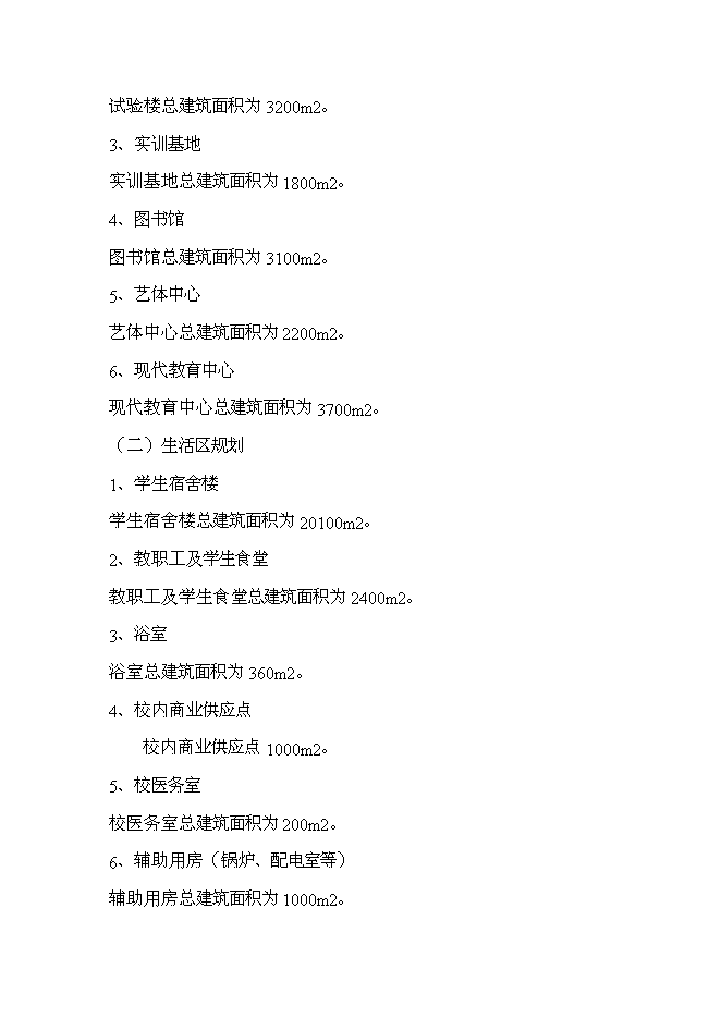 全日制中等專業學校新增項目可行性投資論證建議書第15頁