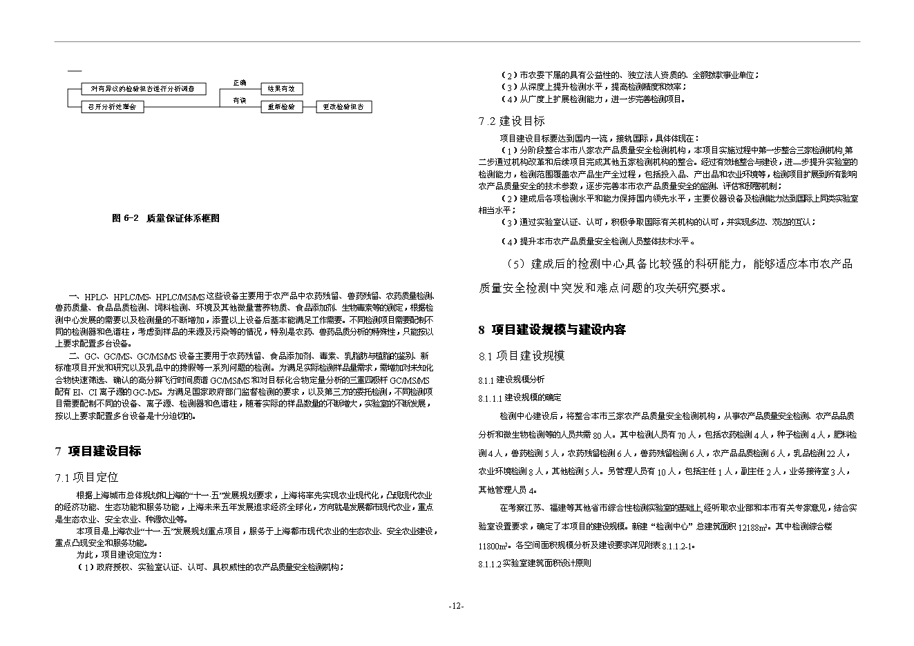 （終稿）農產品質量安全檢驗檢測中心新增項目可行性投資論證建議書.doc（最終版）