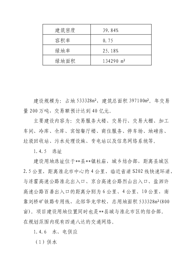 （終稿）農產品商貿市場新增項目可行性投資論證建議書.doc（最終版）