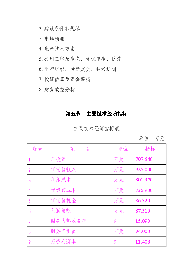 （終稿）農業生態農業示范園新增項目可行性投資論證建議書.doc（最終版）第6頁
