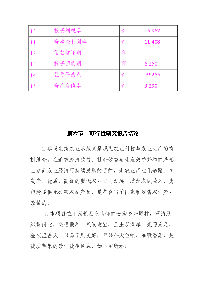 （終稿）農業生態農業示范園新增項目可行性投資論證建議書.doc（最終版）第7頁