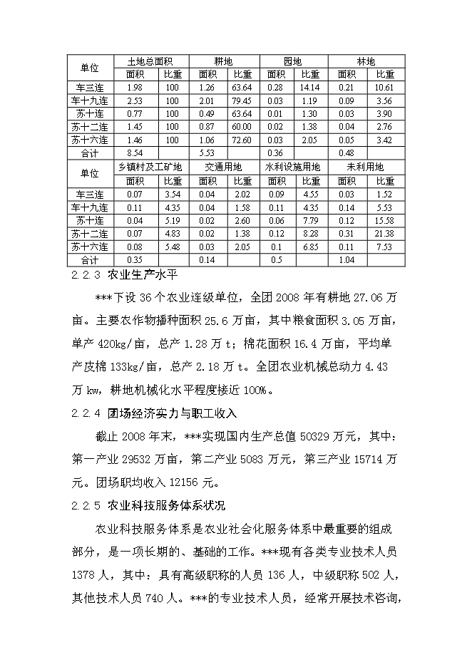 （終稿）農業綜合開發土地治理新增項目可行性投資論證建議書.doc（最終版）第12頁