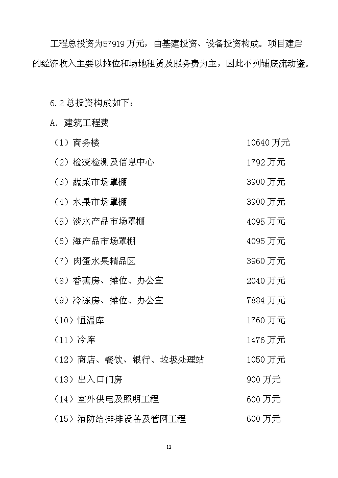 （終稿）農產品產地批發交易市場擴建新增項目可行性投資論證建議書.doc（最終版）第13頁