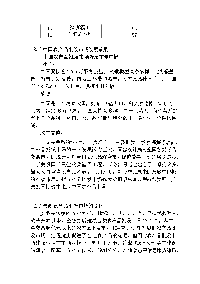 （終稿）農產品物流交易市場新增項目可行性投資論證建議書.doc（最終版）第10頁