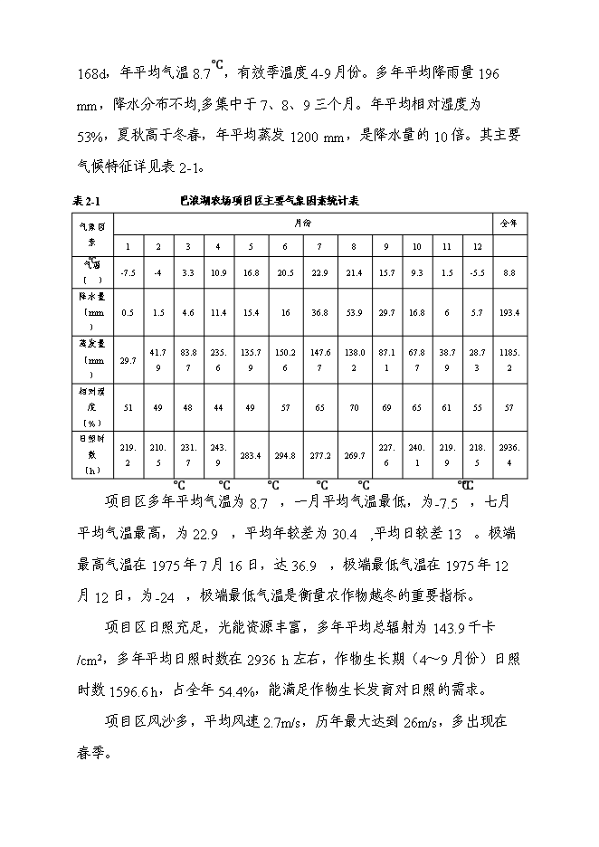 農業綜合開發高標準農田建設示范工程新增項目可行性投資論證建議書第10頁