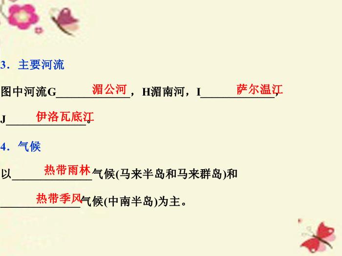 【優化方案】（新課標）2016高考地理二輪復習 第二部分 世界地理 第二單元 世界地理分區和主要國家（第3課時）東南亞課件第9頁