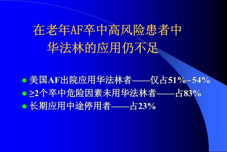 【醫學PPT課件】關注高齡AF應用華法林的出血風險-PPT課件第4頁