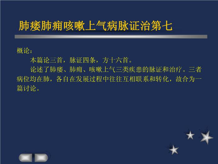 【醫學PPT課件】肺痿肺癰咳嗽上氣病脈證治第1頁