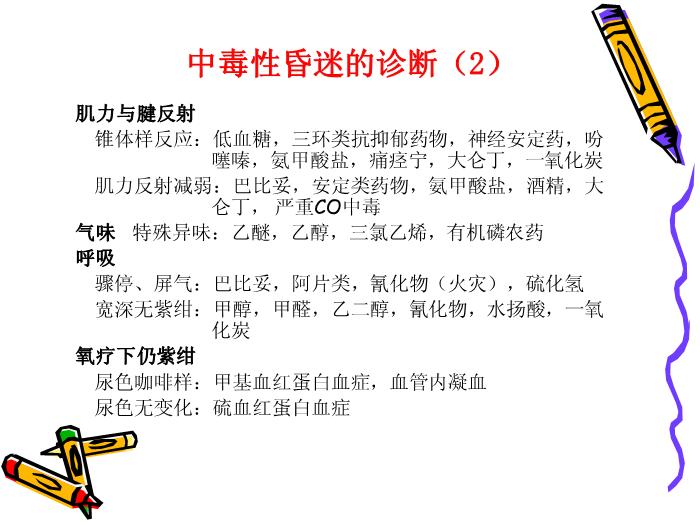 【醫學PPT課件】急性中毒 上海第二醫科大學附屬瑞金醫院第13頁