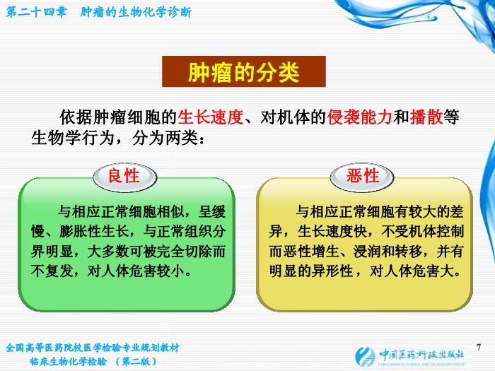 【醫學PPT課件】第10章 腫瘤的生化診斷 基礎醫學與醫學技術學院  姜旭淦第7頁