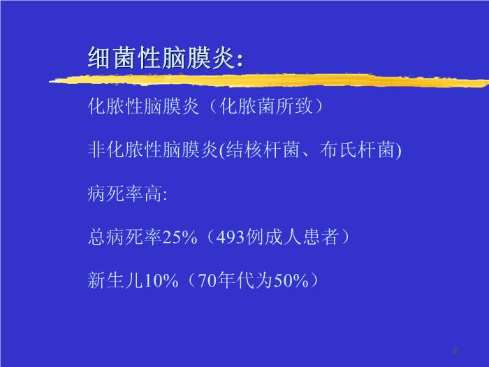 【醫學PPT課件】化膿性腦膜炎治療進展 青島大學醫學院第2頁