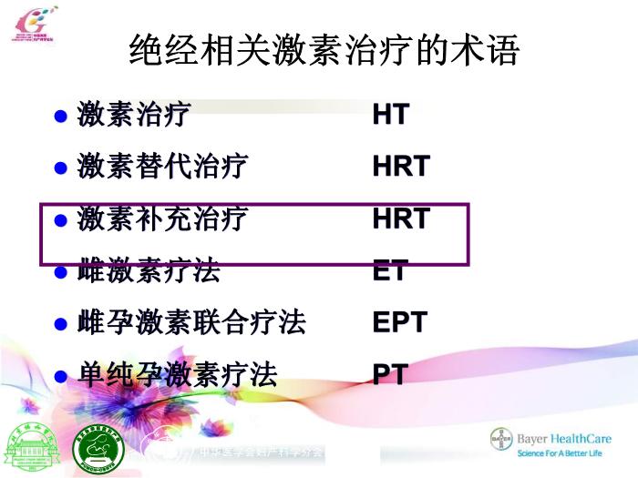 【醫學PPT課件】合理應用激素補充治療維護更年期婦女的健康HRT 北京協和醫院第4頁