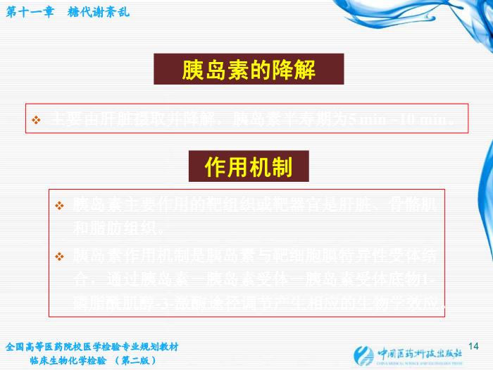 【醫學PPT課件】第11章  糖代謝紊亂 桂林醫學院醫學檢驗系第14頁