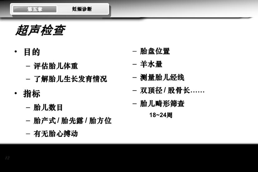 【醫學PPT課件】妊娠診斷 人衛版教學PPT課件第12頁