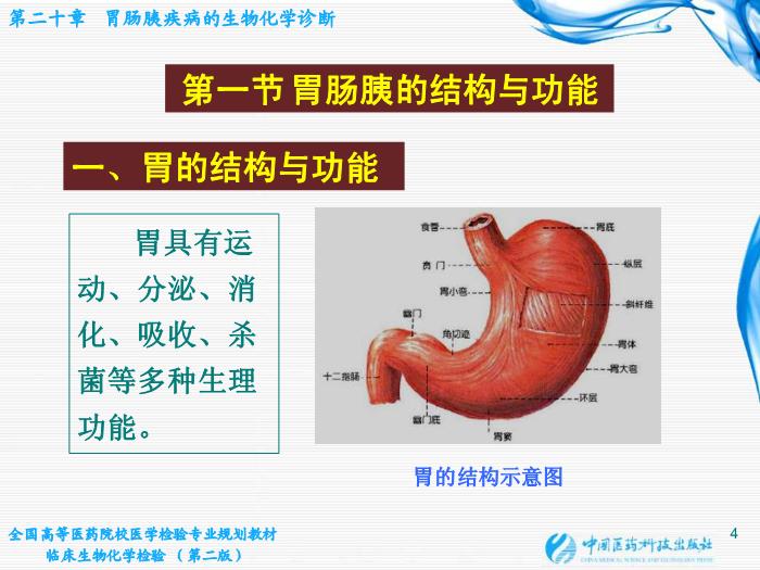 【醫學PPT課件】第20章 胃腸胰疾病的生物化學診斷第4頁