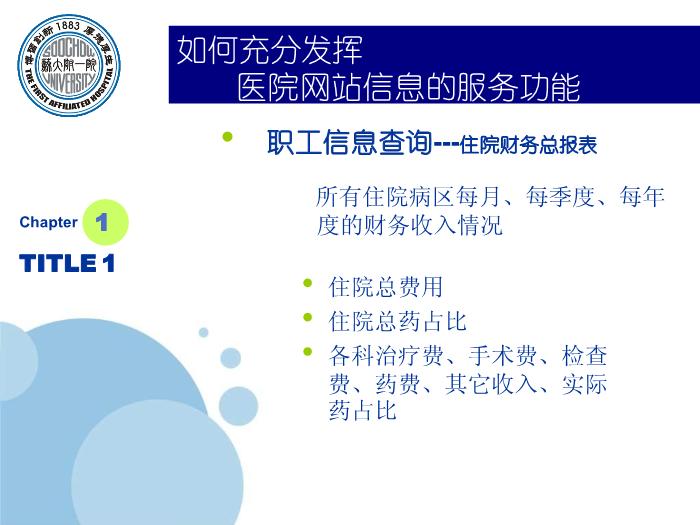 【醫學PPT課件】如何充分發揮醫院網站信息的服務功能-蘇州大學附屬第一醫院_PPT課件第14頁