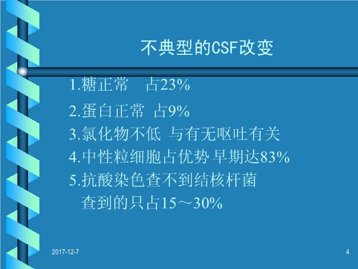 【醫學PPT課件】結核性腦膜炎治療中的幾個問題-青島醫學院附屬醫院神經科-叢志強第4頁