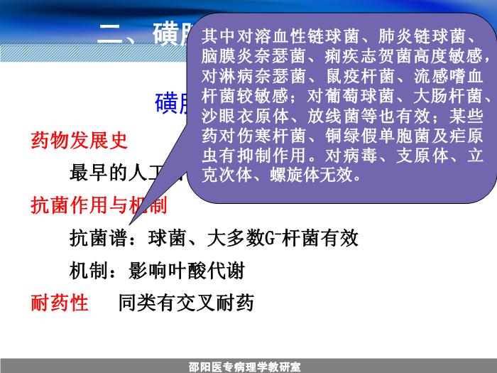 【醫學PPT課件】人工合成抗菌藥-邵陽醫專藥理學教研室 周效思-PPT課件第12頁