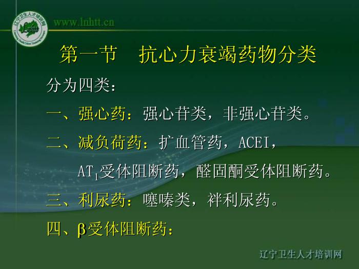 【醫學PPT課件】抗心力衰竭藥物 中國醫科大學藥學院第3頁
