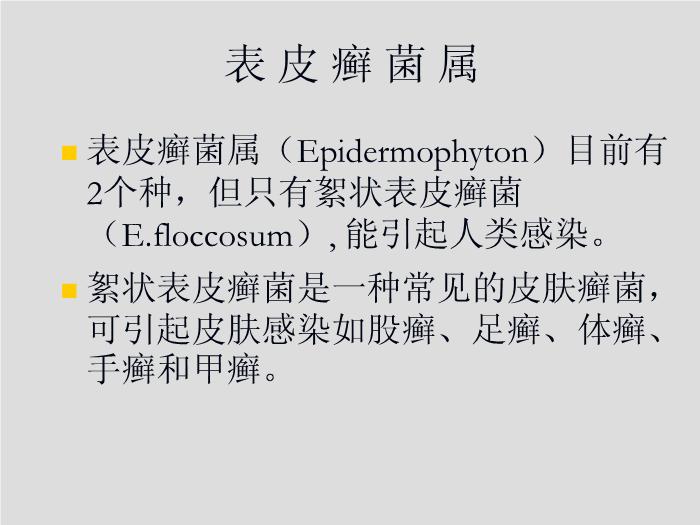 【醫學PPT課件】第21章 引起皮膚和軟組織感染的真菌