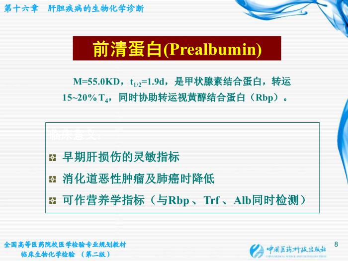 【醫學PPT課件】肝膽疾病的生物化學診斷第8頁