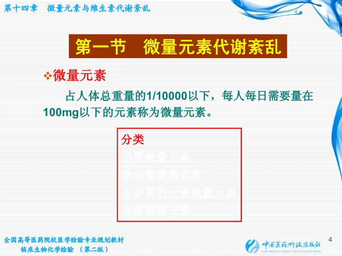 【醫學PPT課件】第14章  微量元素與維生素代謝紊亂第4頁