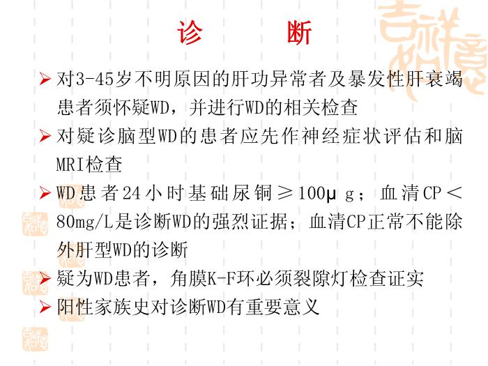 【醫學PPT課件】肝豆狀核變性的診斷與治療指南第9頁