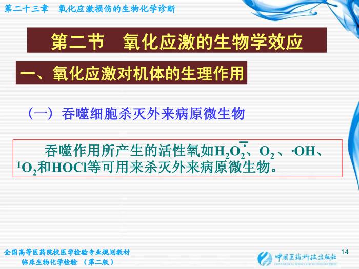 【醫學PPT課件】第23章 氧化應激損傷的生物化學診斷第14頁