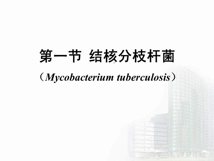 【醫學PPT課件】分支桿菌屬  醫學微生物學教學課件第6頁