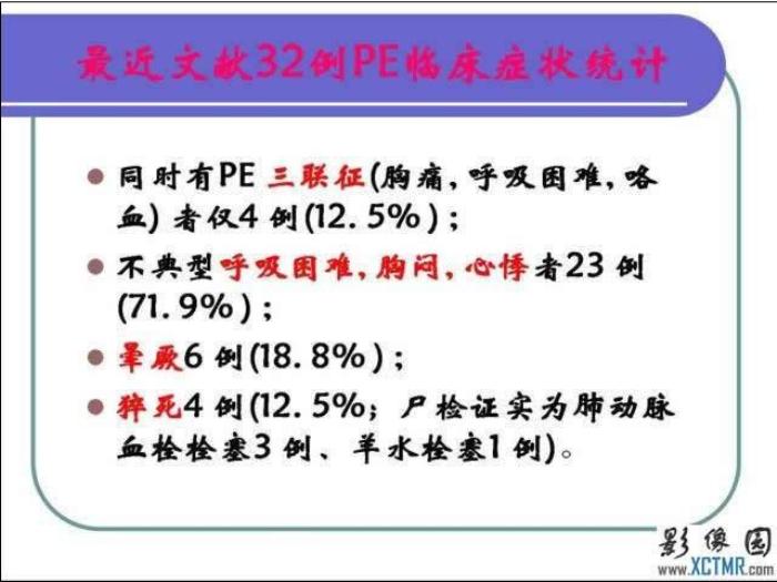 【醫學PPT課件】肺栓塞與肺梗死的影像學診斷_PPT課件第11頁