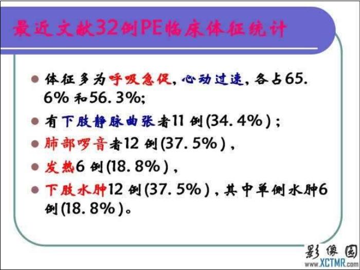 【醫學PPT課件】肺栓塞與肺梗死的影像學診斷_PPT課件第12頁