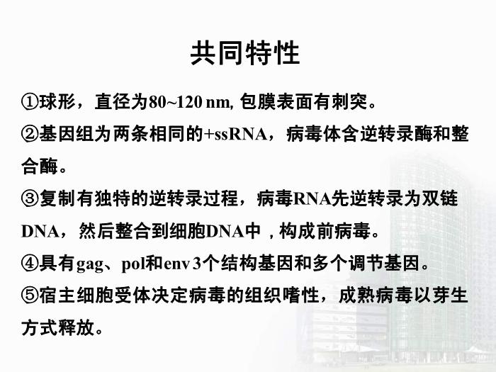 【醫學PPT課件】第32章 逆轉錄病毒 醫學微生物學教學課件第5頁