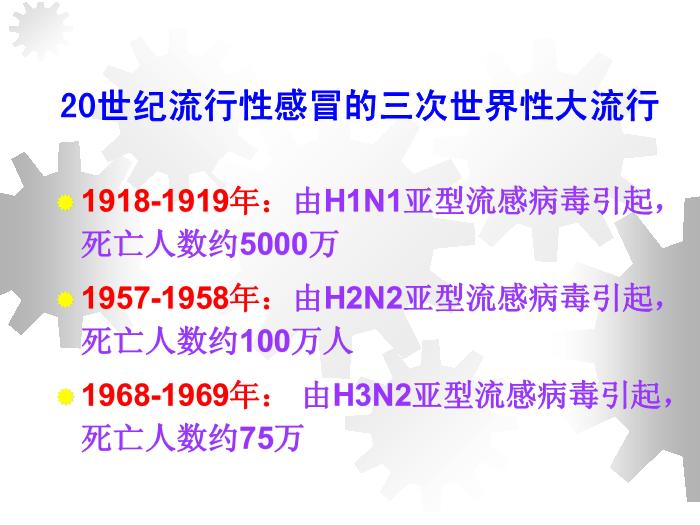 【醫學PPT課件】流行性感冒-北華大學附屬醫院呼吸科-石梅第3頁