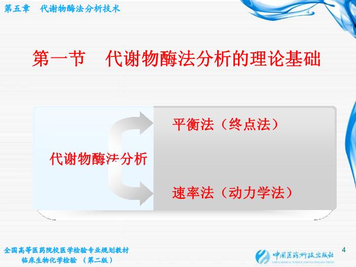 【醫學PPT課件】第05章 代謝物酶法分析技術 江蘇大學基礎醫學與醫學技術學院第4頁