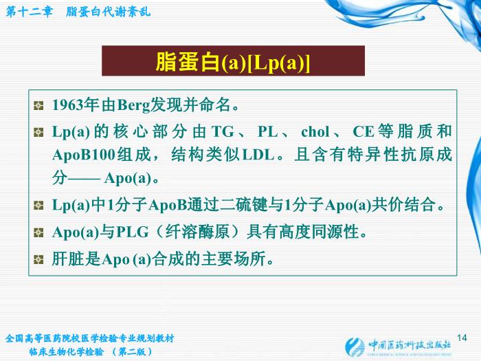 【醫學PPT課件】第12章  脂蛋白代謝紊亂 北京大學中日友好臨床醫學院第14頁