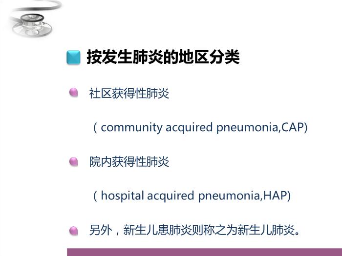 【醫學PPT課件】肺炎 八年制兒科學PPT課件第13頁