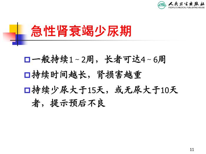 【醫學PPT課件】急性腎衰竭 人衛版教學PPT課件第11頁