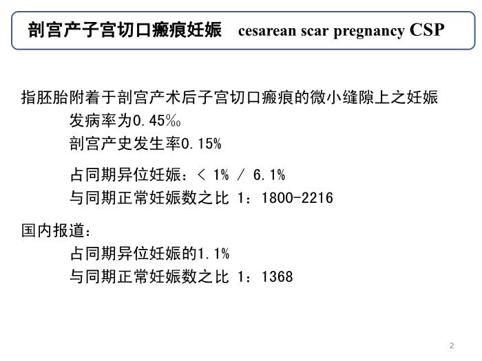 【醫學PPT課件】剖宮產子宮切口妊娠-北京大學第三醫院第2頁
