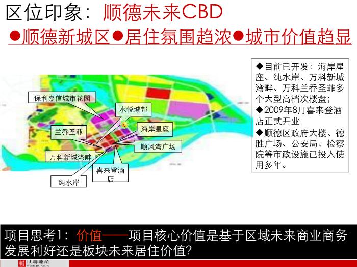 2010年世聯順德大良保利中環廣場定位策劃第2頁