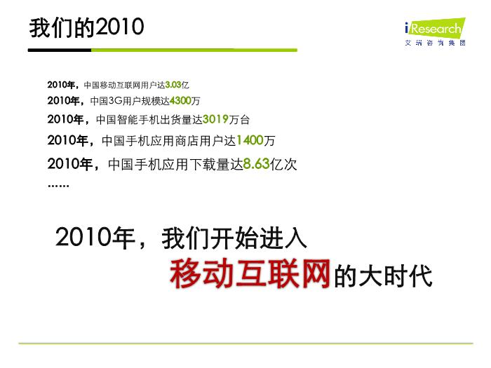 2010年中國互聯網行業發展解析(iresearch官方版)第10頁