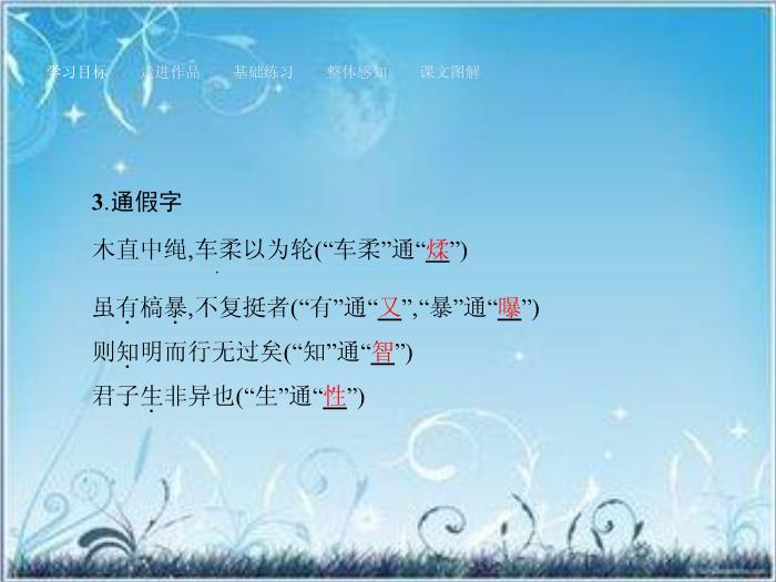 2016粵教版語文必修四第15課 勸學 ppt課件1第6頁