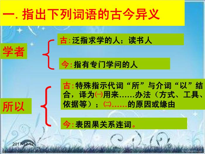 2016粵教版語文必修四第17課 師說 ppt課件2第11頁