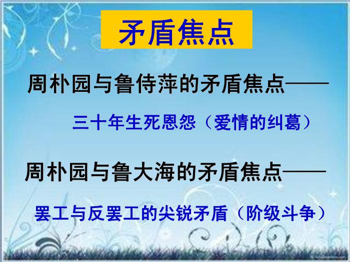 2016粵教版語文必修五第9課 雷雨 ppt課件4第14頁
