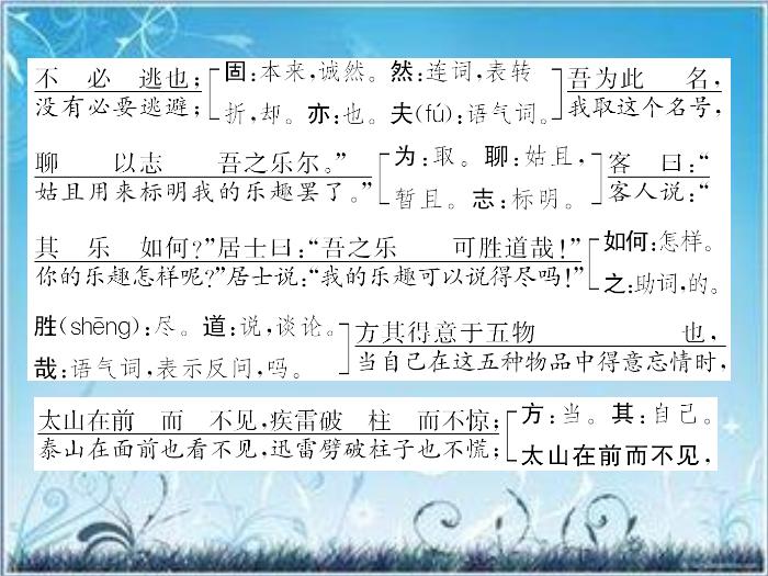 2016粵教版語文選修第6課 六一居士傳 ppt課件4第15頁