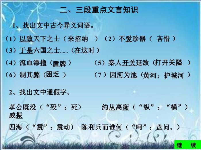 2016粵教版語文必修四第16課 過秦論 ppt課件1第8頁