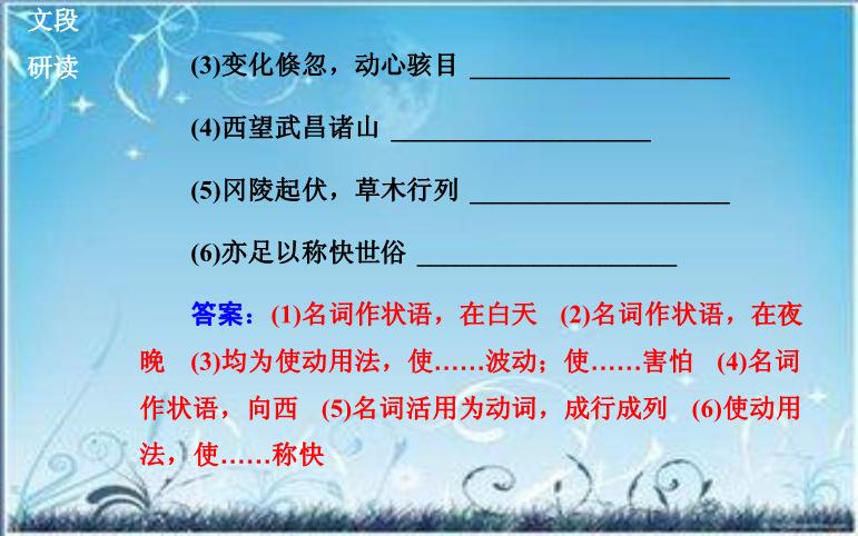 2016粵教版語文選修第2課 黃州快哉亭記 ppt課件2第15頁