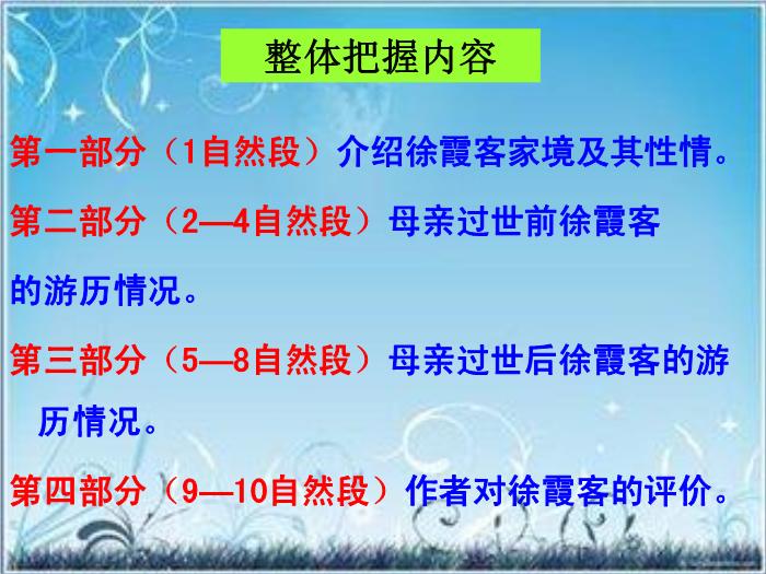2016粵教版語文選修第17課 徐霞客傳 ppt課件4第6頁